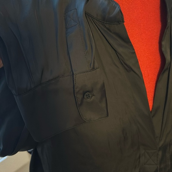 Zadig & Voltaire Black Satin Rinka Dress, Size Small - Picture 4 of 6